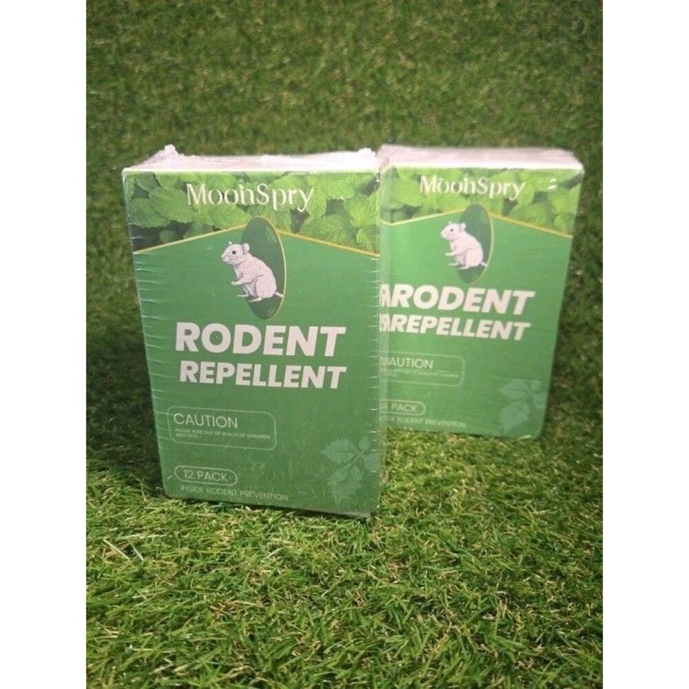 Rodent Repellent Rodent Pest Repellent, Green, lot of 2- 24pks total